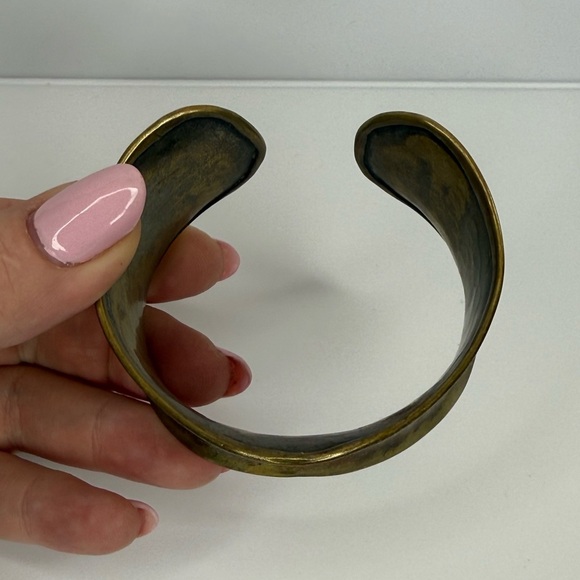 Bronze / Gold Cuff Bracelet - Picture 3 of 6